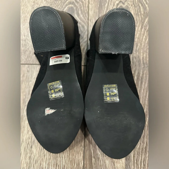 Fjord black shoe boots suede size 37 - Picture 3 of 5